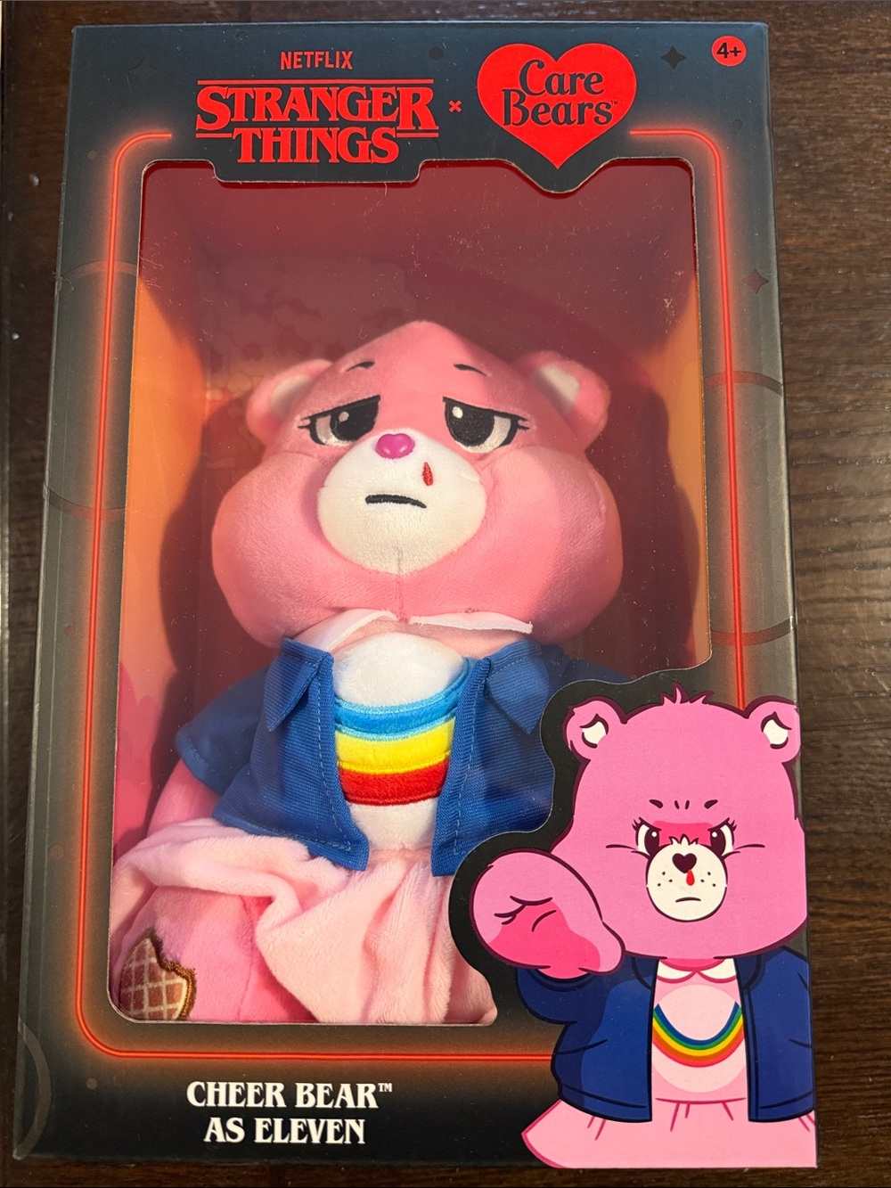 Care Bears Stranger Things Cheer Bear as Eleven